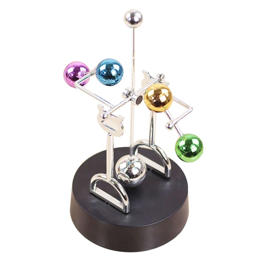 

Electronic Perpetual Motion Toy Color Ball Perpetual Instrument Revolving Balance Balls Physics Science Toy (Random Style, No