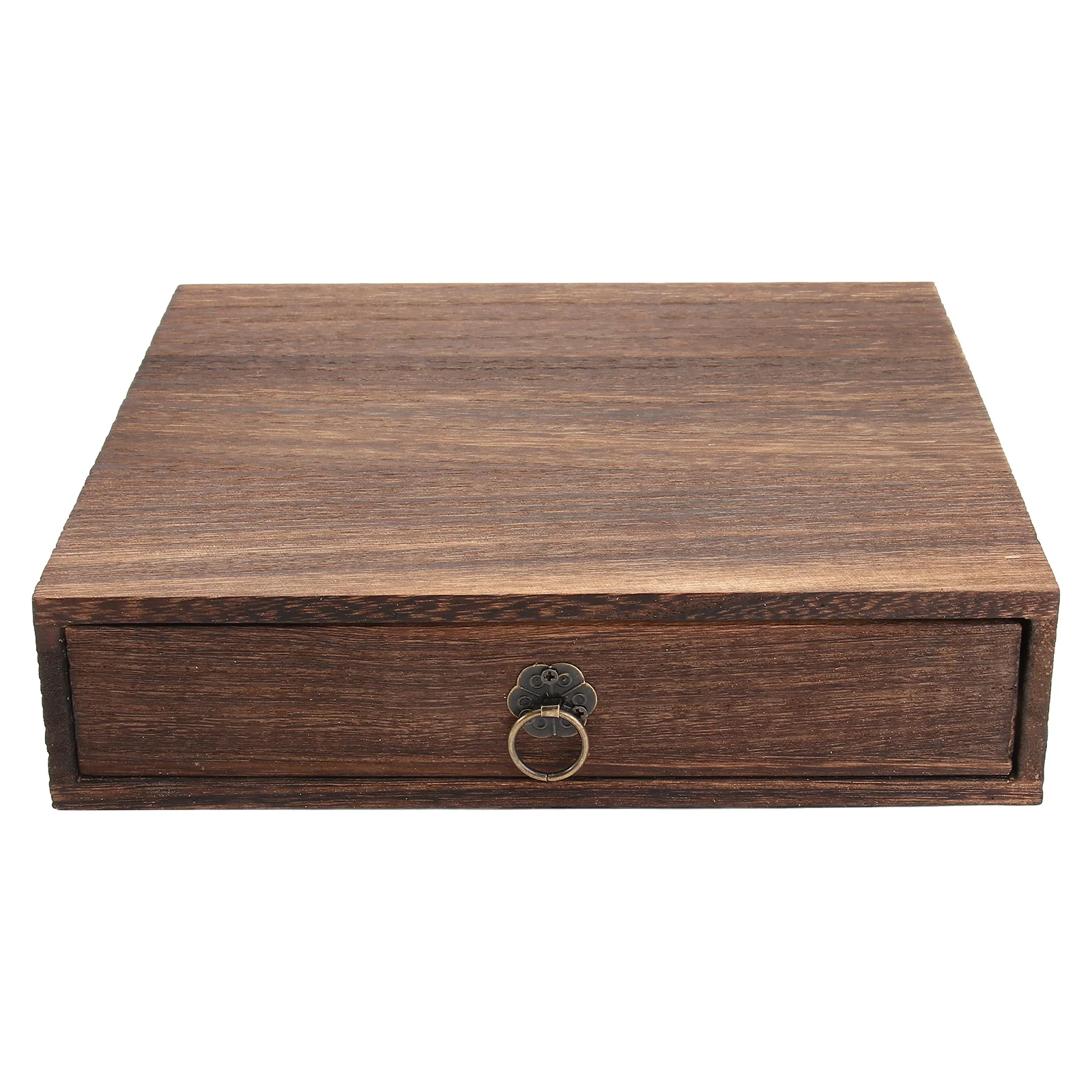 

1 Set of High Grade Tea Box Vintage Tea Drawer Pu'er Tea Box Wooden Tea Box