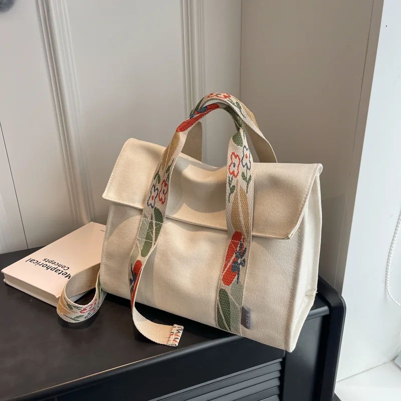 

Quality Canvas Handbags For Women 2023 Latest Trends Designer Shoulder Crossbody Bags Boston Large Capacity Canvas Shopper Totes