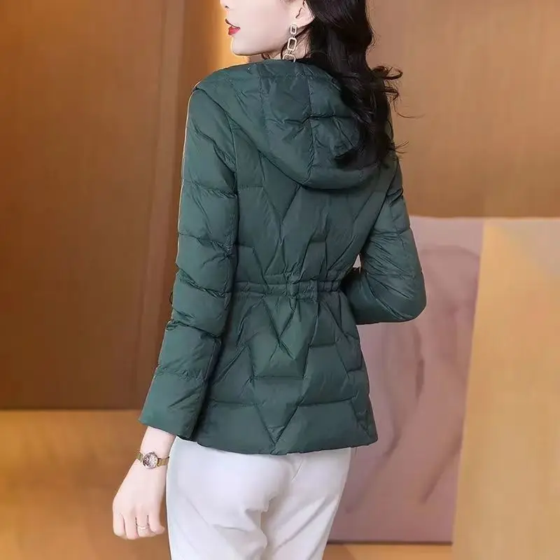 

Women Fashion Coats Female Cotton Wadded Hooded Jackets Casual Parkas Ladies Thickness Warm Quilt Snow Ouertwear Parkas G434