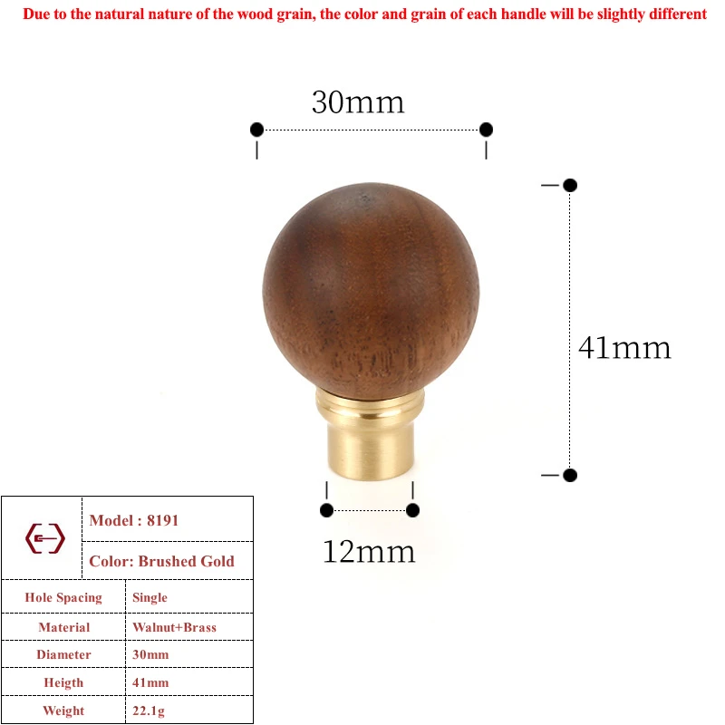 

Ручка для шкафа LSTABAN из ореха