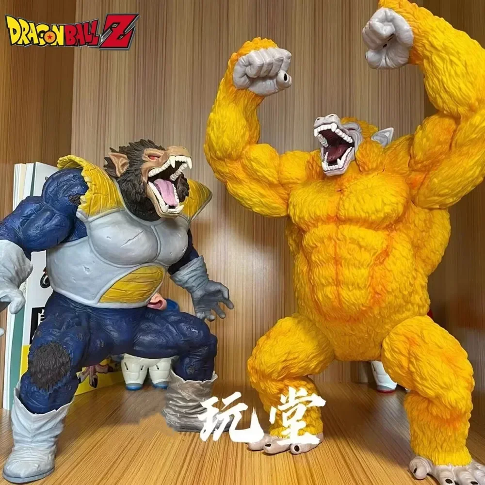 Фигурки аниме 36 см Dragon Ball Z Golden Ape Gorilla Vegeta Goku мультяшная статуя модель
