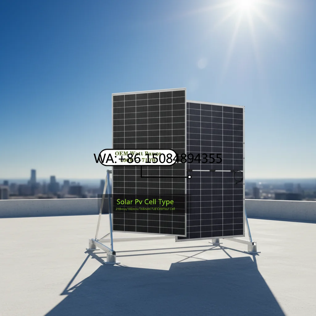 Фото Солнечный модуль SOLAR 550W, полностью черный, бифациальный, 182 мм, с двойным стеклом, монокристаллические фотоэлектрические панели с половинными ячейками для коммерческого использования №1