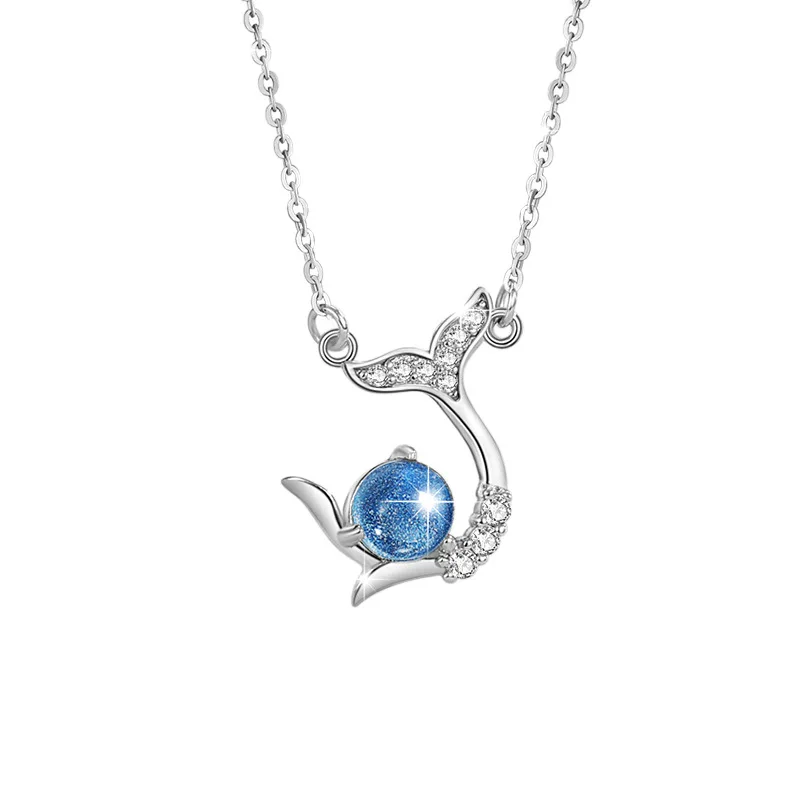

LUCKY TO MEET YOU I'll have you for the rest of my life 925 Sterling Silver Jewelry Necklace Collar Chain Valentine's Day Gift Z