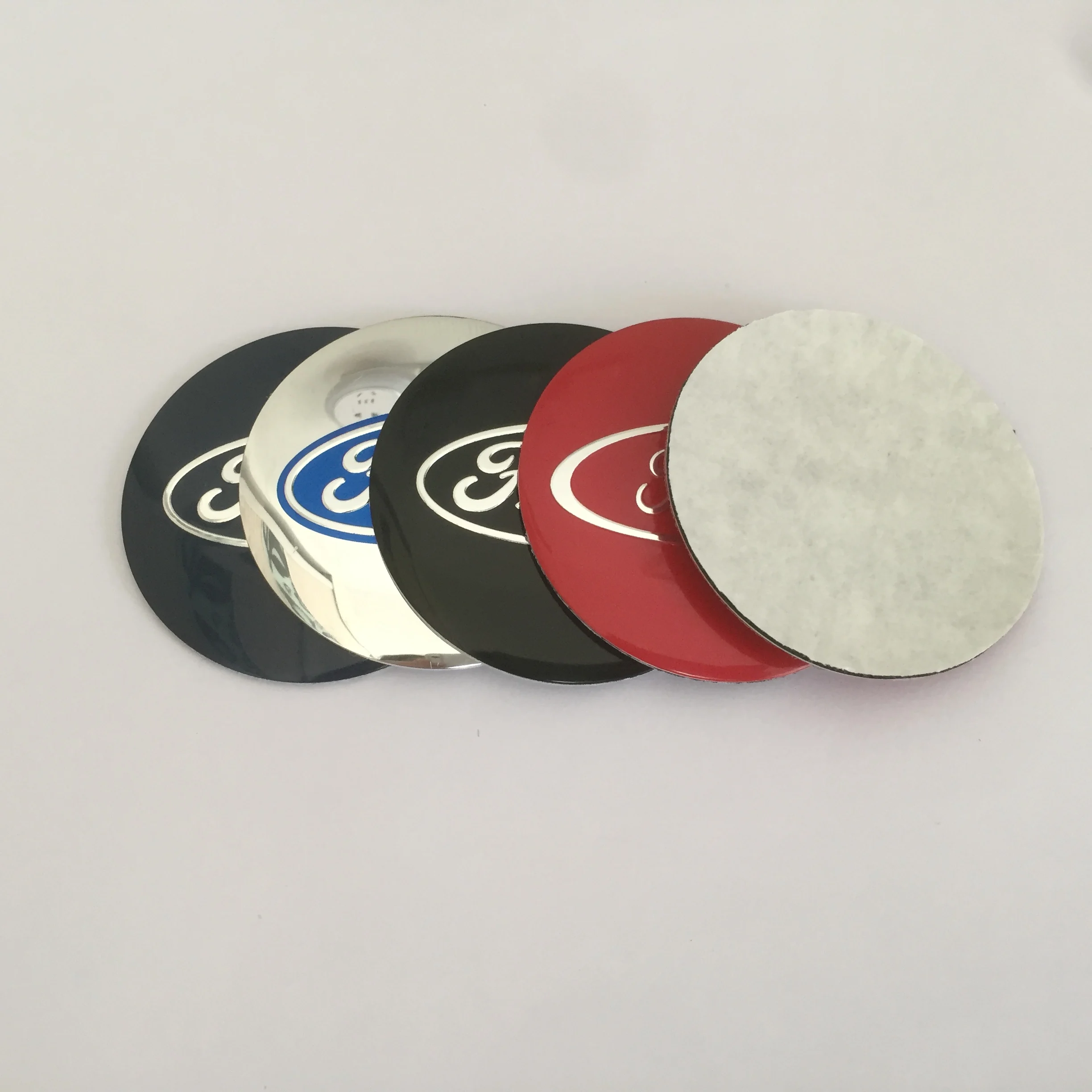 

4pcs 56mm 65mm blue/black/silver/red Fit for FORD Car Wheel Center Cap Badge covers emblem stickers car Styling accessories
