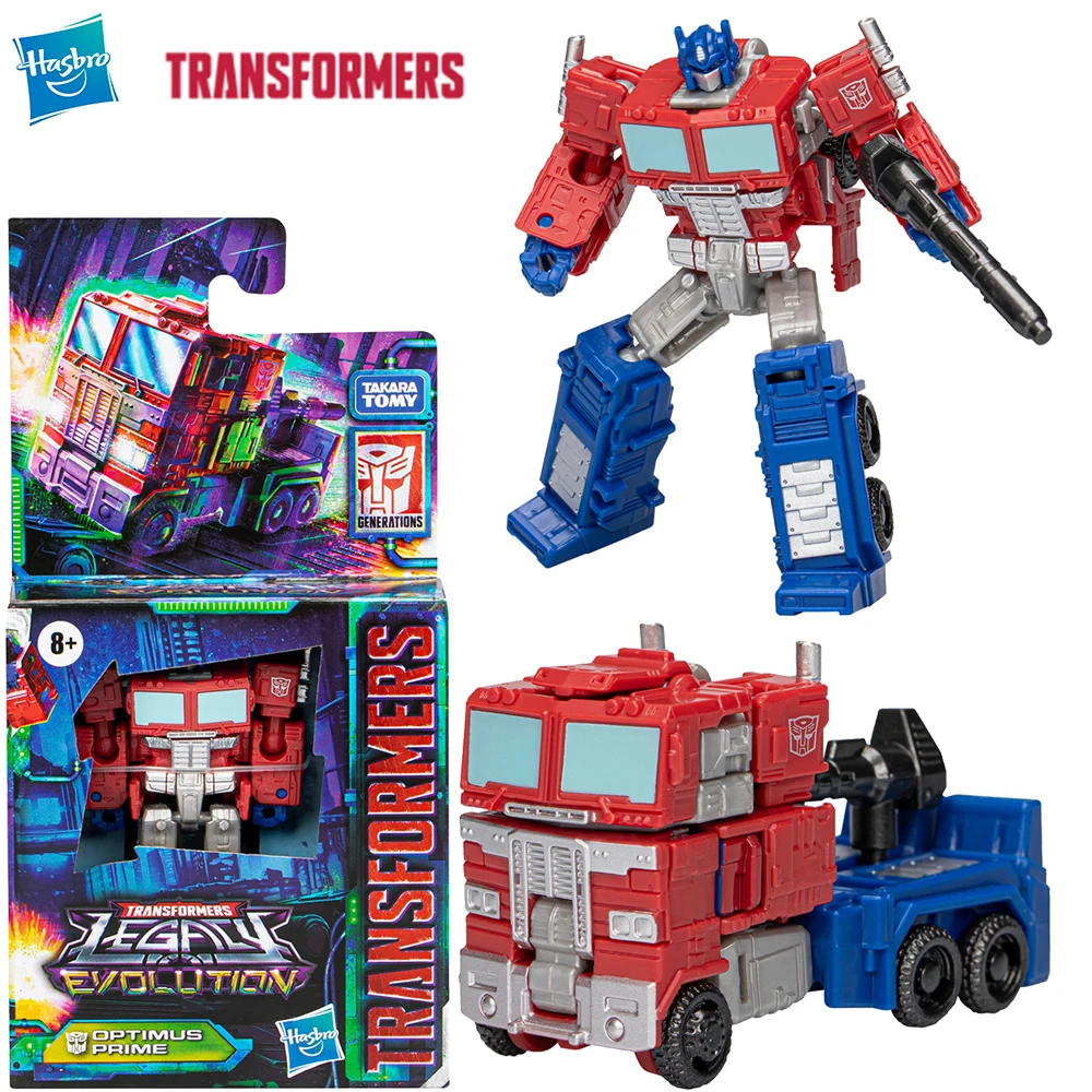 

Оригинальная новая Коллекционная аниме экшн-фигурка Hasbro Трансформеры Legacy Evolution Core Class Optimus Prime 9 см