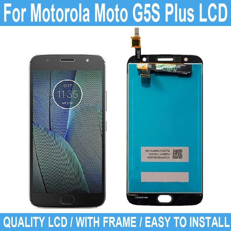 

5.5" LCD For Motorola Moto G5S Plus Digitizer Repair Parts For Motorola XT1803 XT1805 XT1806 XT1804 XT1802 Display Touch Screen