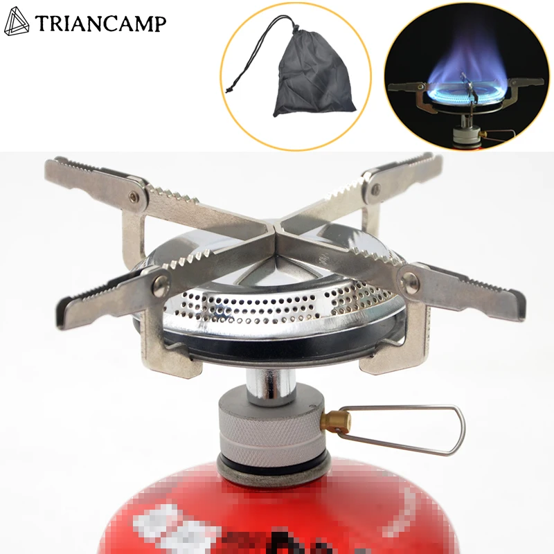 

Camping Gas Stove Portable Stove Outdoor Hiking BBQ Travel Cooking Gas Burner 3000W Heating System גזיה לקמפינג מתקפלת