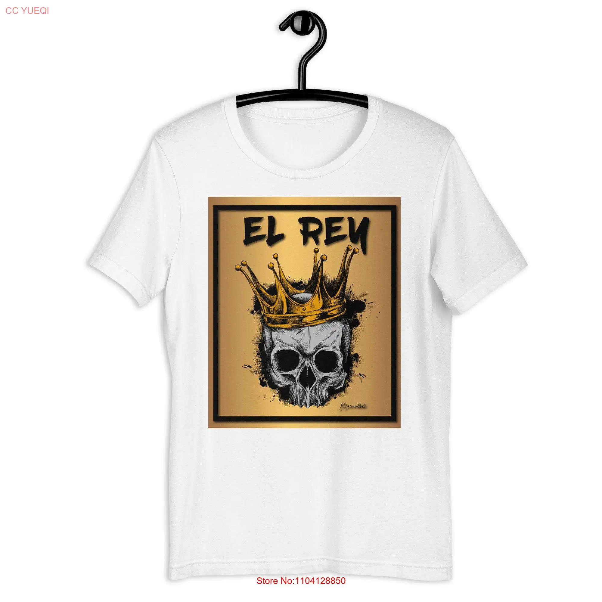 Футболка с длинным или коротким рукавом Мексиканский череп El Rey