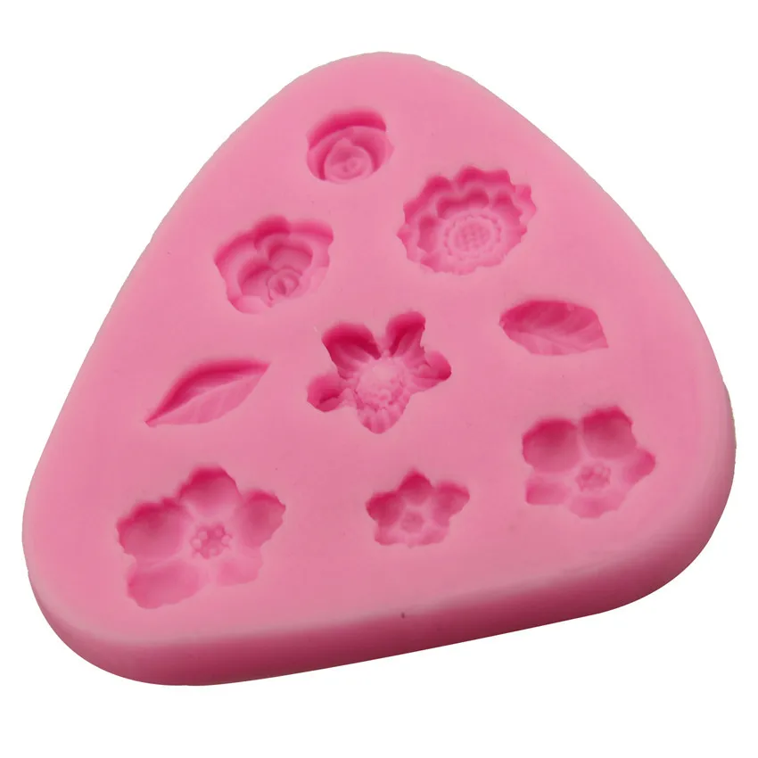 Силиконовая форма для цветов инструменты украшения кексов желе конфет шоколада