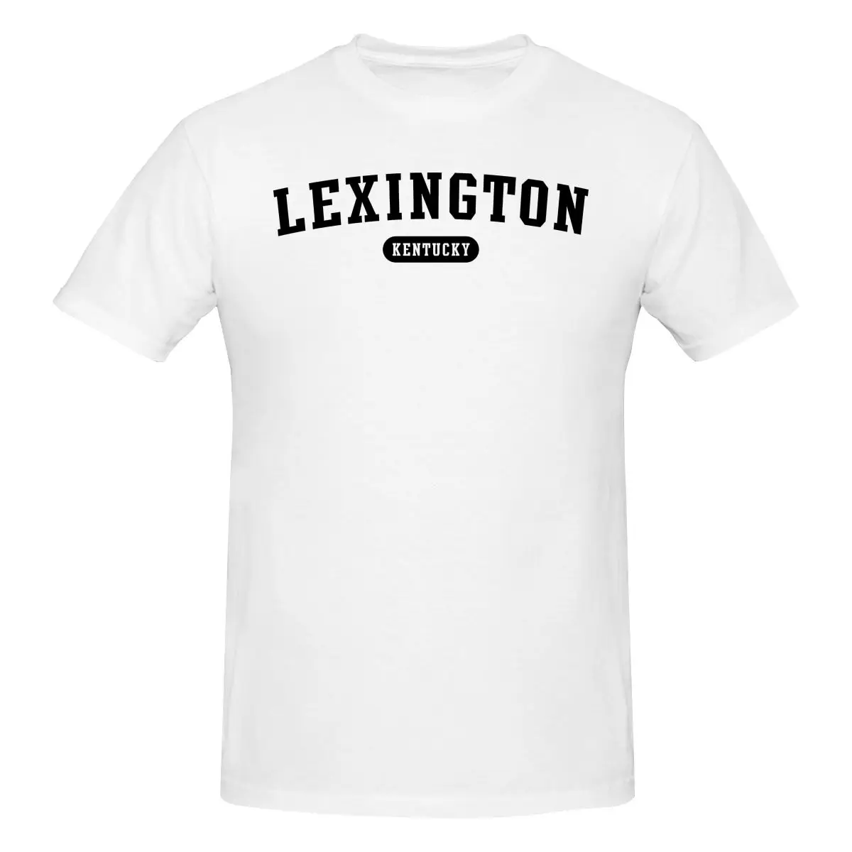 Мужская футболка Funny Lexington KY. Топы с принтом свободные и облегающие женские
