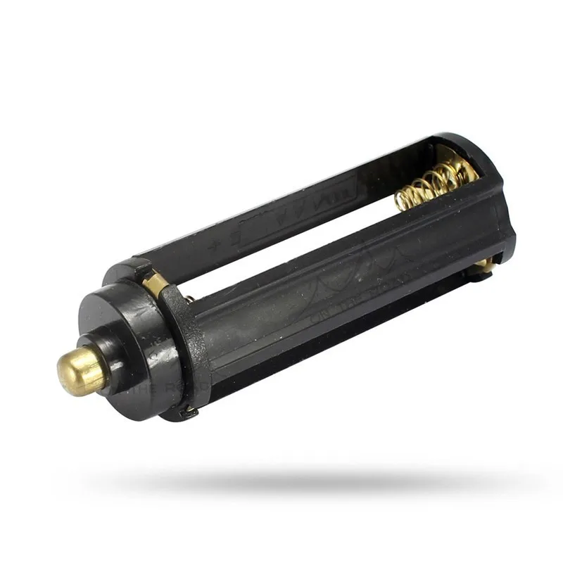 

Черный цилиндрический пластиковый держатель для батарей типа ААА 3 шт.