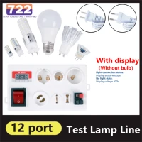led lamp bulb tester screen tester led portable handy light emit led power tester fast led tester backlight with led display