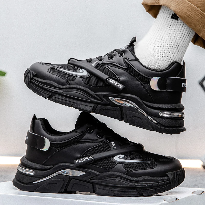 2023Clunky Sneaker Men's casual Shoes Sneakers heightening Shoes Tide shoes