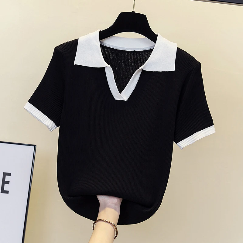 Летняя одежда вязаные женские свитера пуловеры базовый женский джемпер оверсайз