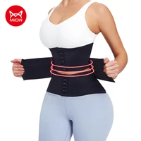 miiow waist trainer abdominal corset womens corset shapewear slimming belt flat belly exercise postpartum belt adjustable