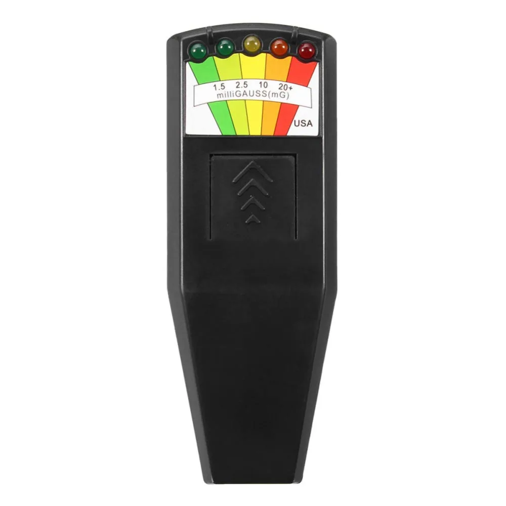 

K2 KII EMF Magnetic Field Detector Electromagnetic Field EMF Gauss Meter Ghost Hunting Detector Portable 5 LED Gauss Meter