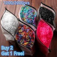 10002000pcs hair accessories band baby bandeau cheveux scrunchies tiara disposable rubber band girl colorful small envio gratis