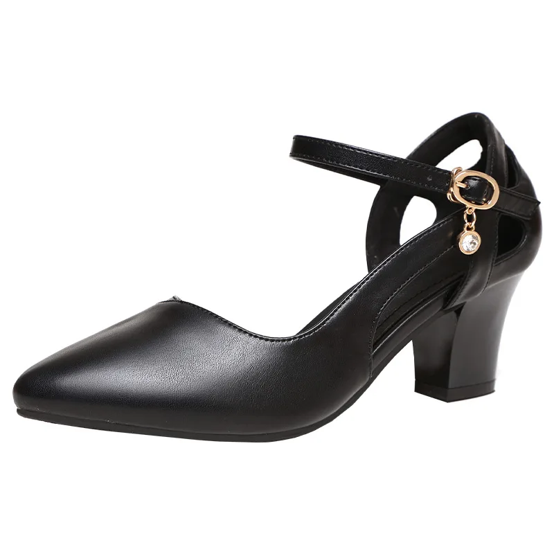 Женская обувь туфли-лодочки с острым носком однотонные сандалии женские летние