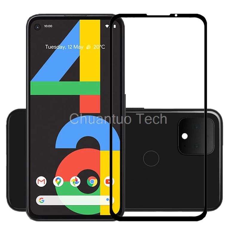 

Закаленное стекло премиум-класса для Google Pixel 4A, защитная пленка для экрана с полным покрытием для Google Pixel 4a, 75 шт./лот
