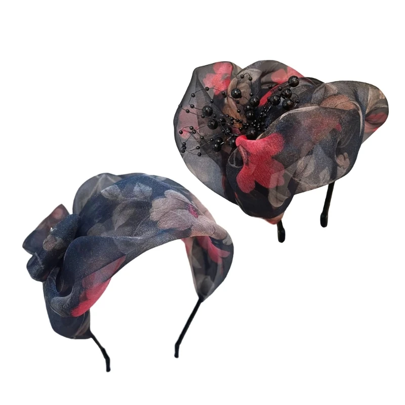 Изысканные женские чародеи с бантами и бусинами повязка на голову Хэллоуин