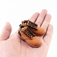 hot sale 16th male mens trendy british style retro casual martin solid boots shoes model fit for 12inch body collectable