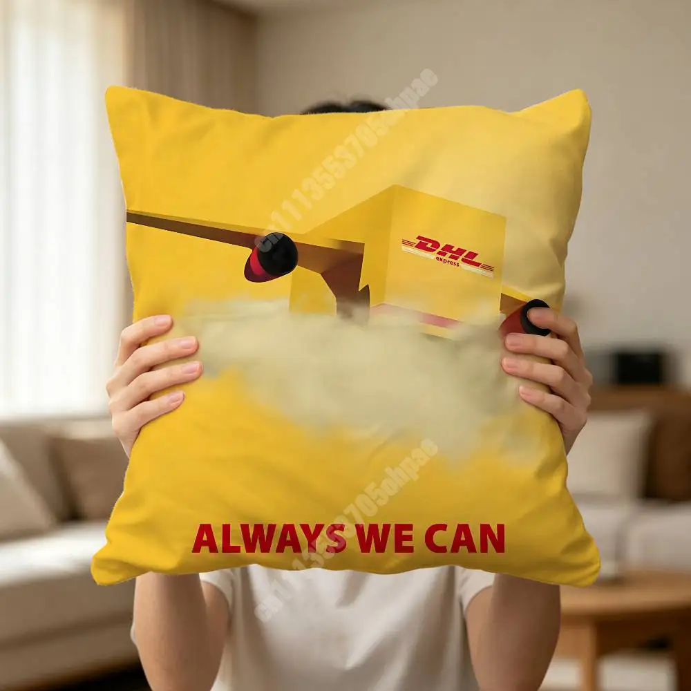 Фото D-DHL-S Worldwide Express Чехол для подушки дивана/кресла, уютный акцентный декор для спальни и студии №4