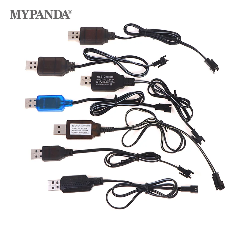 

Высококачественный зарядный USB-кабель для NiMh/NiCd аккумуляторов 3,6-9,6 в ма SM 2P с передней вилкой, автомобильное зарядное устройство USB с дистанционным управлением, электрическая игрушка ~