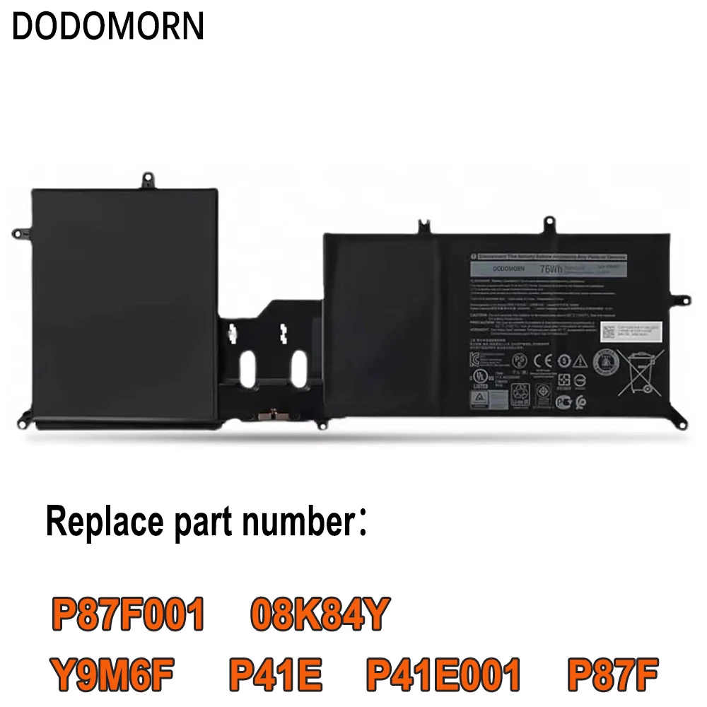 Новый аккумулятор для ноутбука Y9M6F Dell Alienware M15 M17 R2 P87F P41E 08K84Y YM9KC ALW15M C7XD9 R4958W D4505B D4746W
