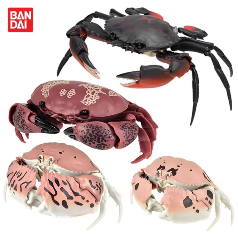 Bandai подлинный гасяпон Имитация животных серия существ плавание река краб