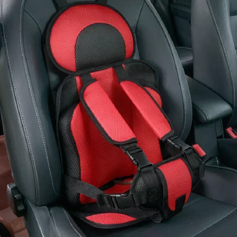 

Child Safety Seat Mat for 6 Months To 12 Years Old Breathable Chairs Mats Adjustable Stroller Seat Pa Baby Car Seat Cushion
