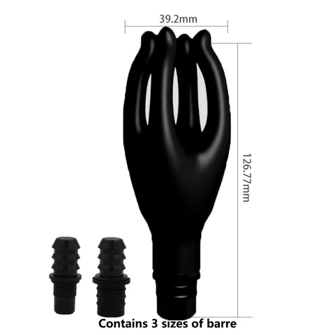 1 шт. силиконовая массажная головка для фасции в форме когтя с 3 размерами разъемов, 12-13 мм/15-16 мм/18-19 мм, массаж мышц всего тела