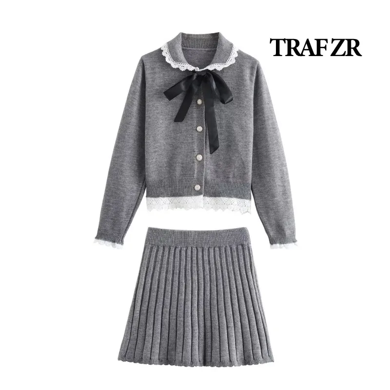 TRAF ZR женский комплект отпускная одежда женские осенние комплекты 2024 с милым