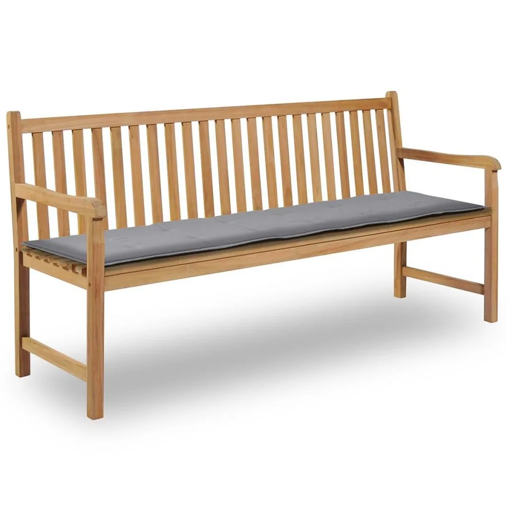 

Garden Bench Cushion Gray 70.9"x19.7"x1.18"