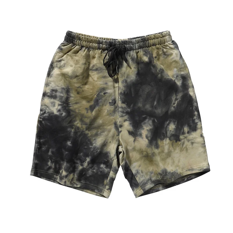 Summer New Gradient Tie Dye Sports Shorts for Men and Women Loose ins Fashion Brand Hip Hop Casual Beach Couple Pants