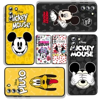 lovely disney mickey for samsung galaxy s22 s21 s20 fe ultra s10e s10 s9 s8 s7 s6 edge plus black silicone phone case