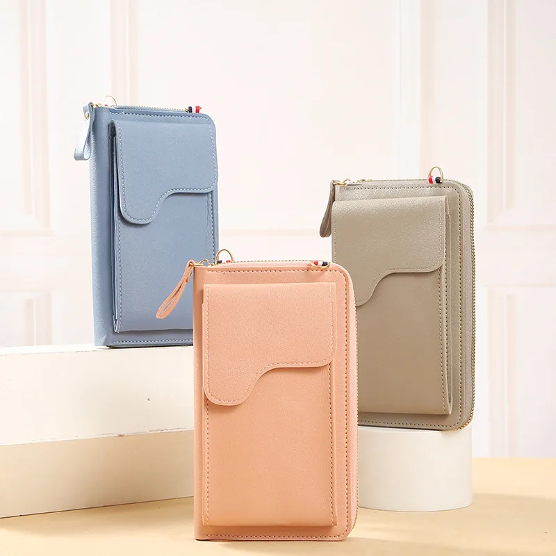 

6.8 inch Crossbody Cell Phone Shoulder Cellphone Bags Fashion Daily Use Card Holder Summer Shoulder Bag Small Women Wallet