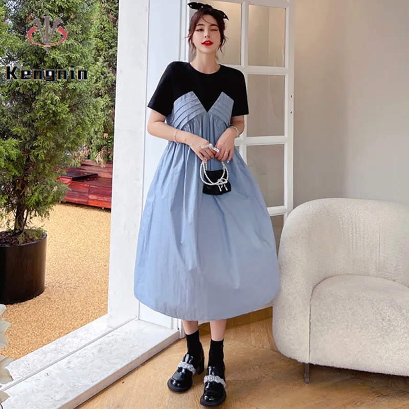 

2023 летние свободные женские платья из искусственной двух частей, женские платья, повседневная женская одежда, повседневное женское платье, ...