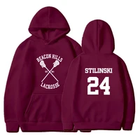 fashion beacon hills hoodies men women teen wolf fan stilinski 24 trucksuit unisex hoodie sport hip hop clothes sweatshirts tops