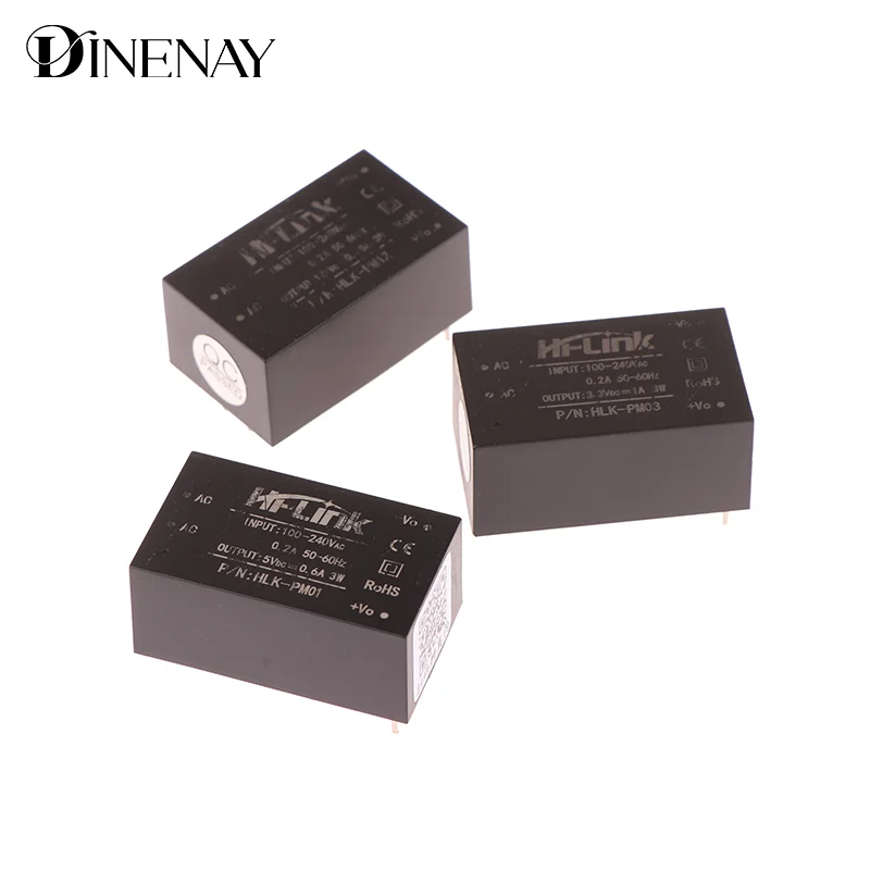 HLK-PM01 Сверхмаленький модуль питания от 220 В до 5