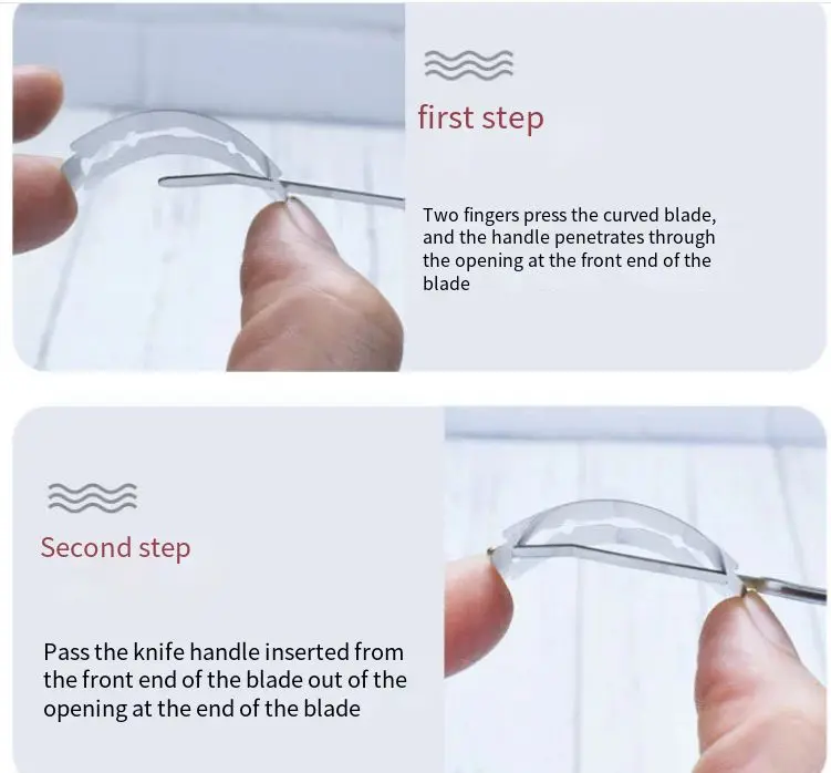 Резак для хлеба инструмент резки лезвие нарезки теста бритвы изогнутый нож с