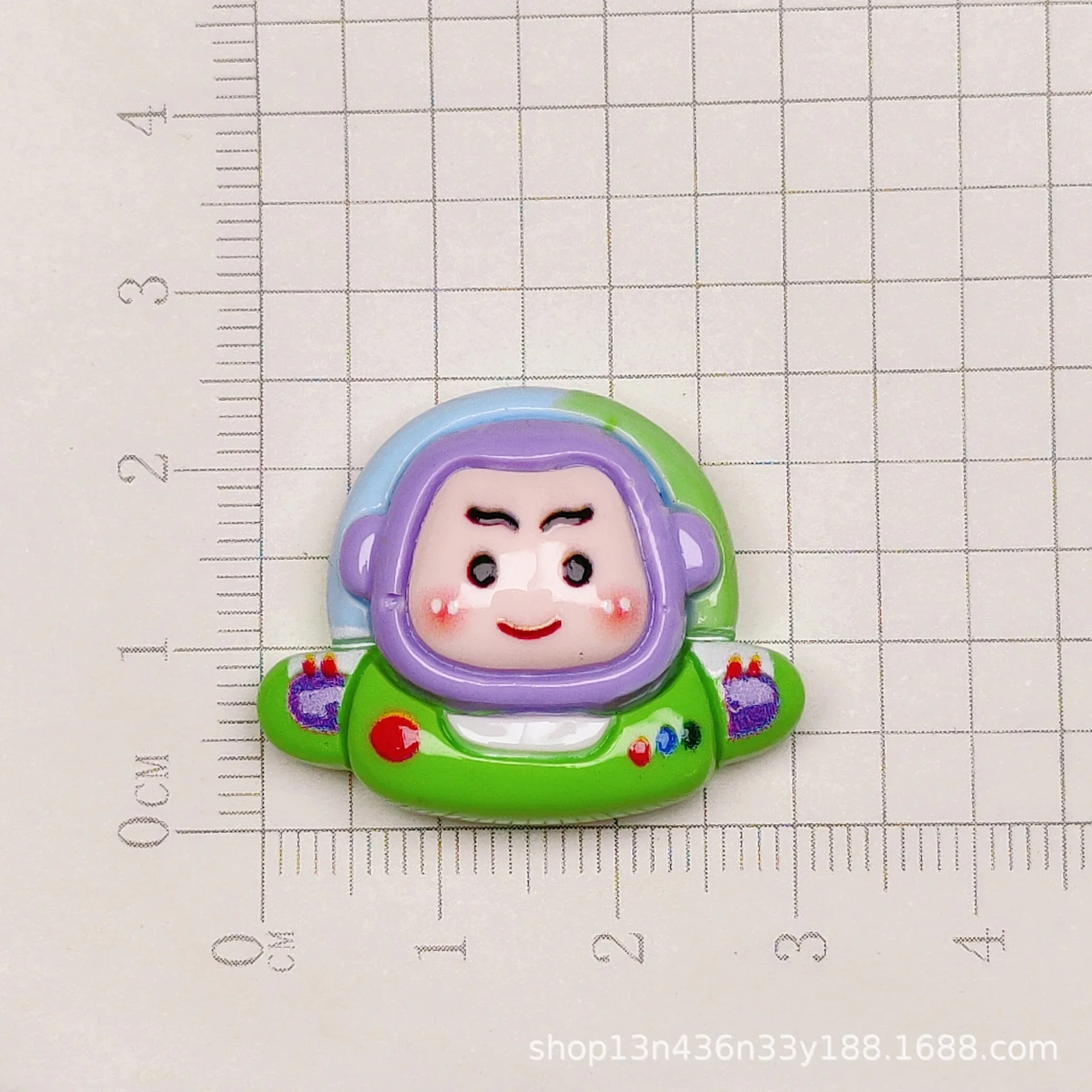 10 шт. Резиновые Милые яркие поверхности Мультяшные астронавты шпилька серьги