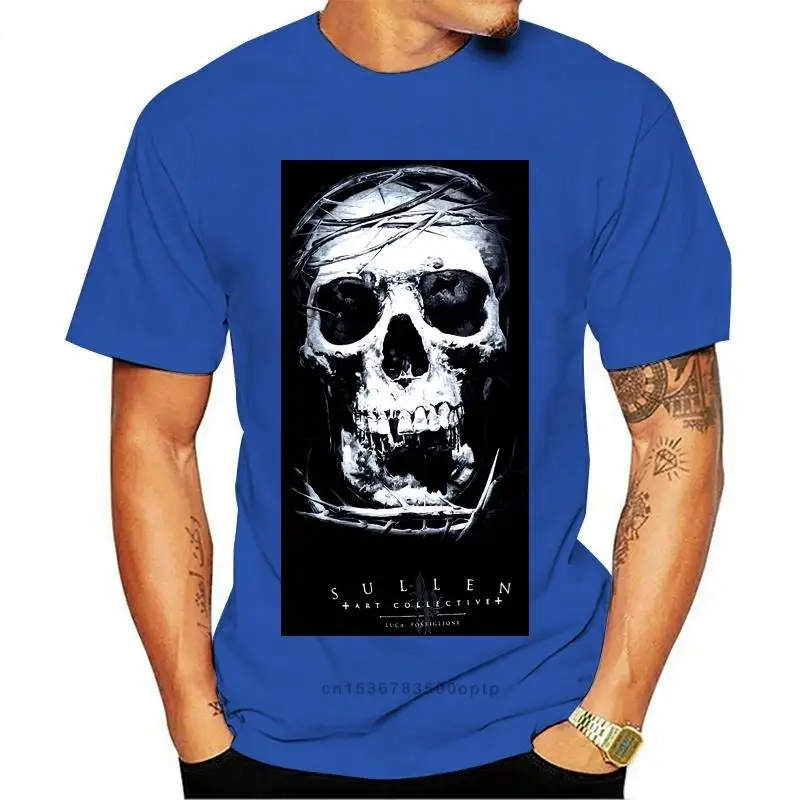 

Новая коллективная художественная футболка Sullen Art с черепом Luca Black Tattoo Artist S-3xl 2021 UK
