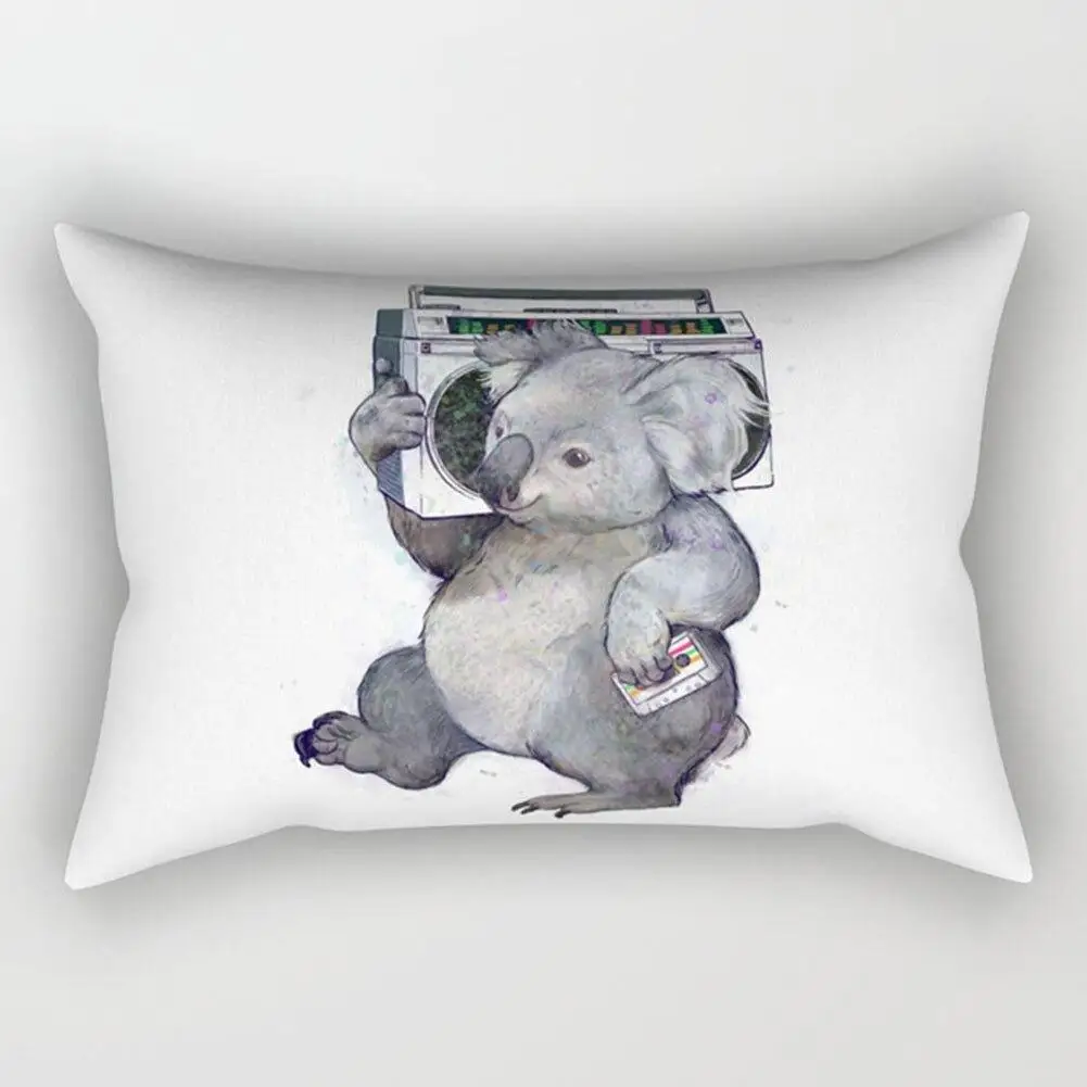 

Наволочка полиэстер велюр милый мультфильм 30x50 см