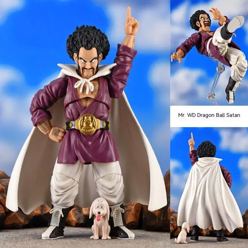 

15cm Dragon Ball Anime Figure Joint Mobility Hercule Collection Gk Model Decoration Action Figures Figurine Children'S Toy Gift