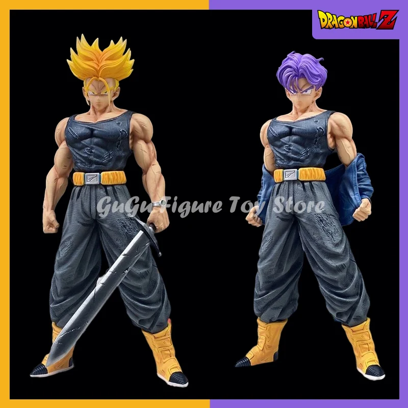 Dragon Ball Z Trunks Super Saiyan GK Аниме Фигурка 31 см Статуэтка из ПВХ Статуя DBZ Фигурки Кукла