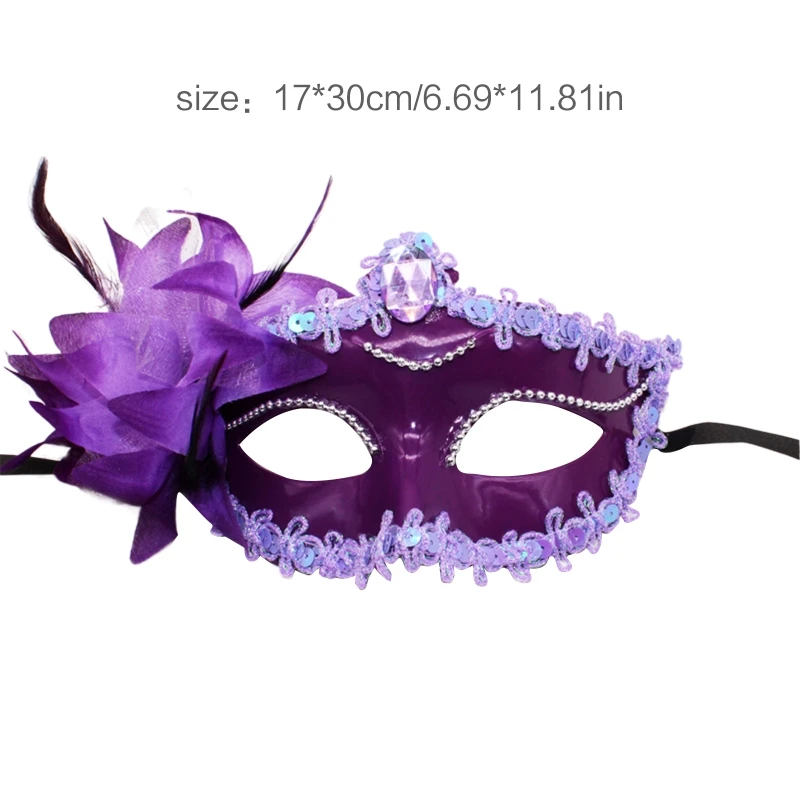 

Flower Eye Mask Halloween Eye Mask Women Sexy Eye Masks Party Favor Masquerade Mask Half Face Death Dress Up Accessories T8NB