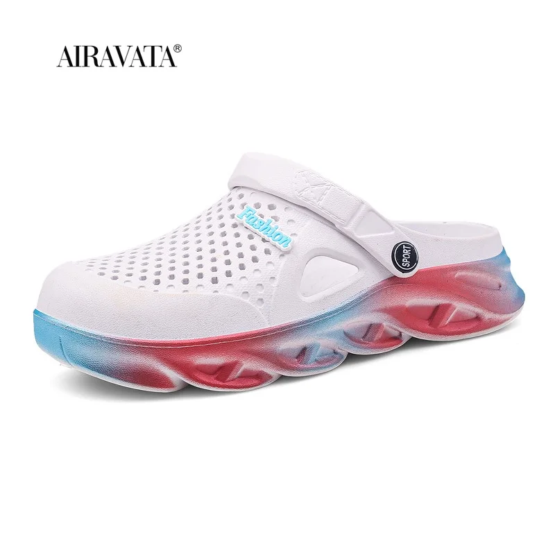Men Women Summer Beach Sandals Comfortable Thick Bottom EVA Couple Clogs Shoes Indoor Outdoor Garden Slippers