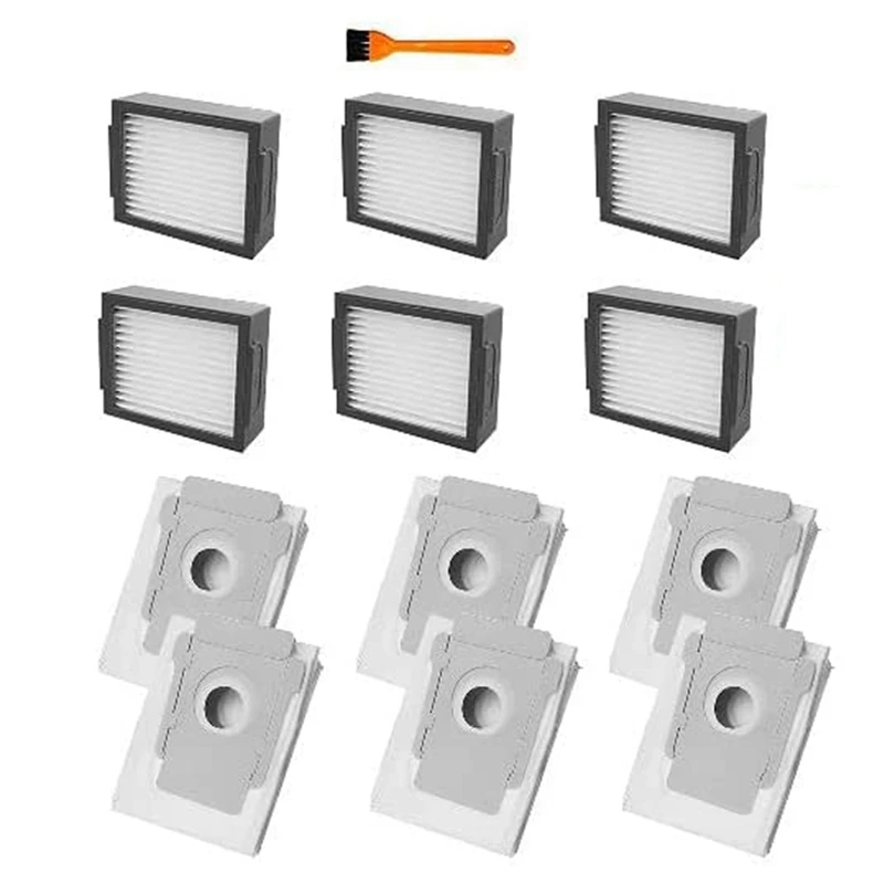 

Сменные мешки для пыли для удаления грязи, фильтр, совместимый с Irobot Roomba I3 + I7 I7 + E5 E6, аксессуары для пылесоса