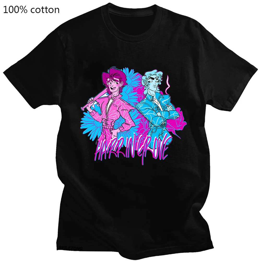 

T-shirt Steve Harrington Women/Men Tshirt Fashion Hip Hop Short-Sleeved Clothing 100% Cotton Japanese Streetwear